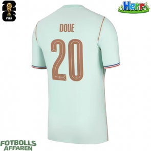 Frankrike Desire Doue #20 Bortatröja VM 2026 Kortärmad